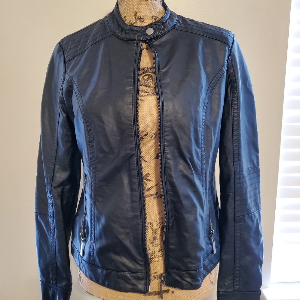 J2 by JouJou Faux Leather Jacket